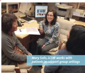 Mary Solis with Patients Mary Solis with Patients